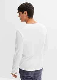 Lot de 2 T-shirts col Henley manches longues, bpc bonprix collection