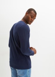 T-shirt manches longues sans couture en coton Essential, bpc bonprix collection