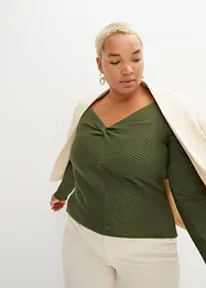 Pull côtelé, bonprix