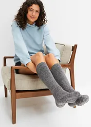 Lot de 3 paires de chaussettes thermo hautes sous-genou avec intérieur éponge doux, bonprix