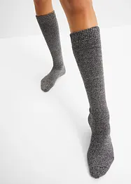 Lot de 3 paires de chaussettes thermo hautes sous-genou avec intérieur éponge doux, bonprix