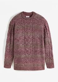 Pull avec effet chiné, John Baner JEANSWEAR