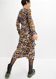 Robe en jersey avec décolleté en V et lien à nouer, bpc bonprix collection