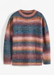 Pull avec dégradé de couleur et teneur en laine, bonprix