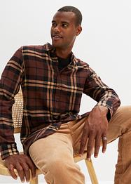 Chemise manches longues en flanelle coupe confort, bpc bonprix collection