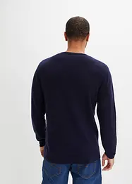 Pull en laine avec teneur en Good Cashmere Standard®, col rond, bonprix