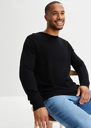 Pull en laine avec teneur en Good Cashmere Standard®, col rond, bonprix