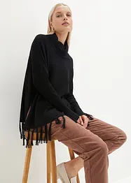 Pull avec franges à la base, bonprix