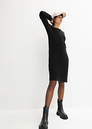 Robe oversize en maille côtelée, bonprix