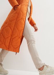 Manteau long matelassé avec surpiqûres diamant, bpc bonprix collection