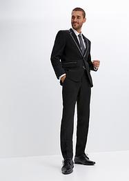 Costume 3 pièces : veste de costume, pantalon, cravate Slim Fit, bpc selection