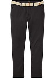 Pantalon chino extensible Regular Fit coupe confort pour le ventre avec ceinture, Straight, bpc bonprix collection