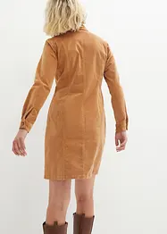 Robe en velours côtelé extensible, bonprix