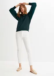 Pull avec manches plissées, bonprix