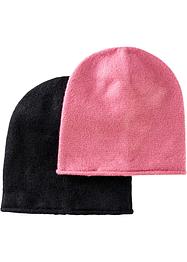 Lot de 2 bonnets en maille, bpc bonprix collection