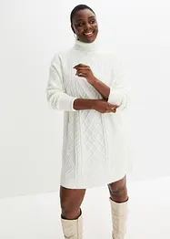 Robe en maille à motif torsadé, bonprix