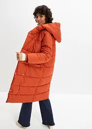 Manteau oversize matelassé avec capuche, en polyester recyclé, bonprix