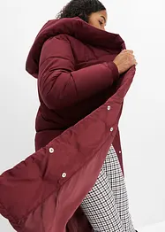 Manteau oversize matelassé avec capuche, en polyester recyclé, bonprix