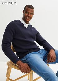 Pull avec col en V Essential, bpc bonprix collection
