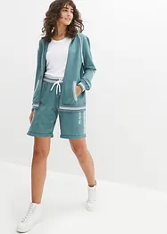 Sweat zippé à capuche 100% coton, bonprix