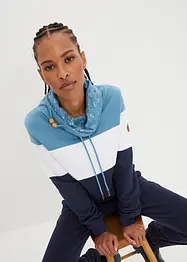 Sweat-shirt avec col imprimé, bonprix