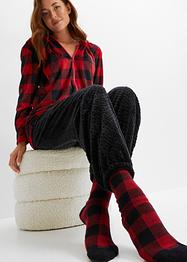 Pantalon de pyjama en polaire douce avec intérieur douillet, bpc bonprix collection