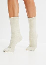 Lot de 4 paires de chaussettes thermo avec intérieur éponge, bpc bonprix collection