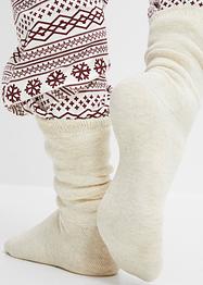 Lot de 4 paires de chaussettes thermo avec intérieur éponge, bpc bonprix collection