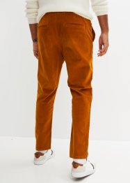 Pantalon taille extensible en velours côtelé légèrement raccourci Regular Fit, Straight, RAINBOW