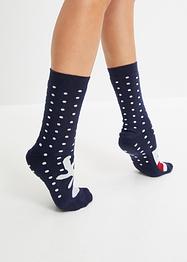 Lot de 3 paires de chaussettes thermo avec intérieur éponge doux et carte cadeau, bpc bonprix collection