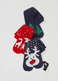 Lot de 3 paires de chaussettes thermo avec intérieur éponge doux et carte cadeau, bpc bonprix collection