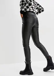 Pantalon extensible enduit avec taille confortable, Skinny, bonprix