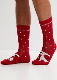 Lot de 3 paires de chaussettes thermo avec intérieur éponge doux et carte cadeau, bpc bonprix collection