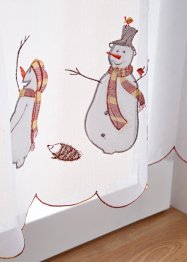 Brise-bise avec bonhommes de neige brodés, bpc living bonprix collection