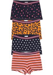 Lot de 4 boxers fille, bpc bonprix collection
