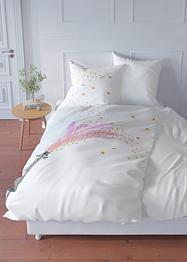 Parure de lit réversible avec bouteille de mousseux, bpc living bonprix collection