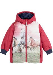Veste hiver fille avec cheval, étanche et coupe-vent, bpc bonprix collection