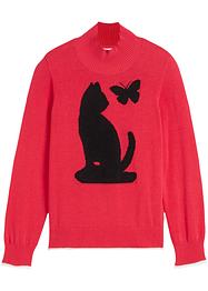 Pull en maille coton fille, bpc bonprix collection