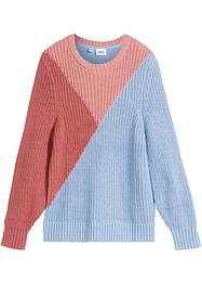 Pull en maille fille avec color block, bpc bonprix collection