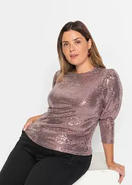 T-shirt à sequins, bonprix