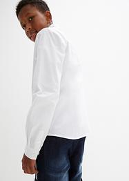 Chemise manches longues garçon avec broderie, Slim Fit, bpc bonprix collection