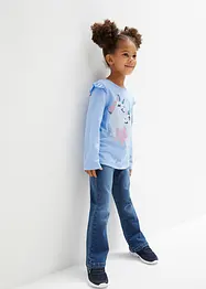 Jean bootcut taille mi-haute élastiquée, bonprix