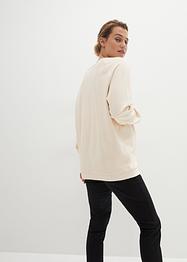 Sweat-shirt de grossesse et d'allaitement avec coton, bpc bonprix collection