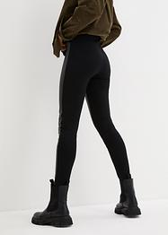 Legging à empiècement synthétique, bpc bonprix collection