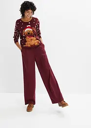 Pull de Noël en fine maille, bonprix