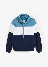 Sweat 100% coton à col imprimé, bonprix
