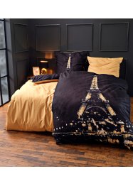 Parure de lit réversible avec Tour Eiffel, bpc living bonprix collection