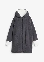 Veste en polaire peluche, oversize, bonprix