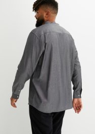 Chemise manches longues avec col montant en coton Oxford, bpc selection