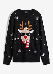 Pull avec motif de Noël, RAINBOW